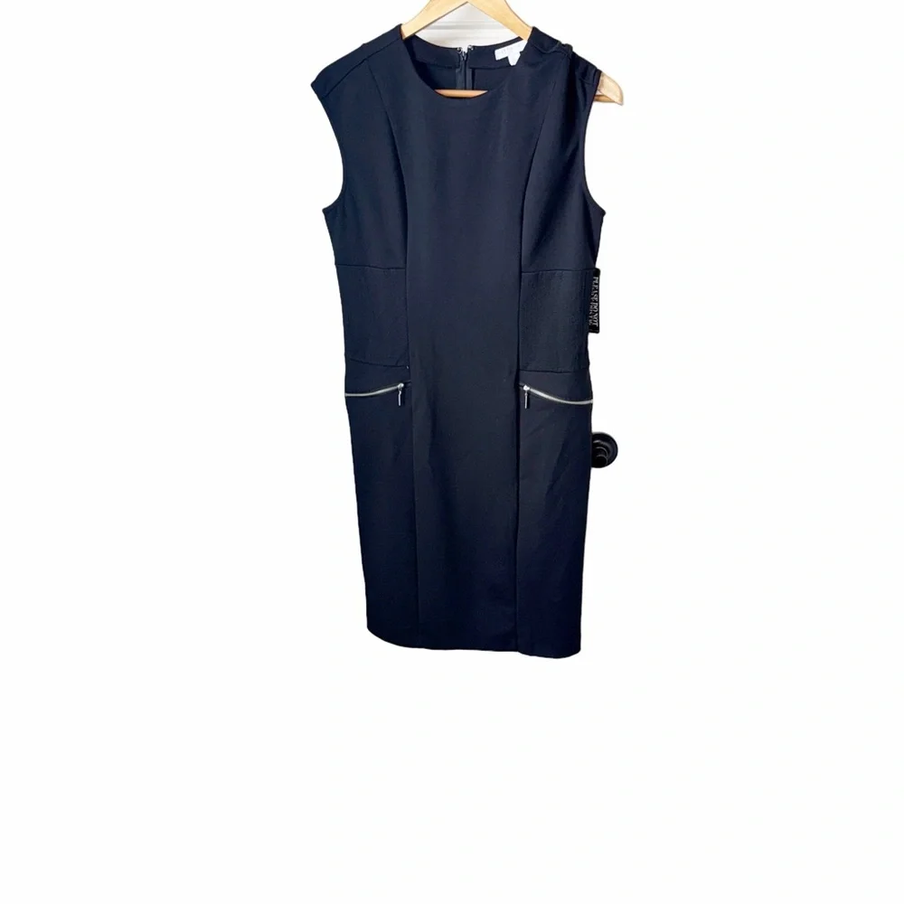 NWT New York Company Elegant Black Sleeveless Dress MEDIUM